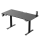 Biurko gamingowe Ultradesk LEVEL V2 (Czarne - bez podkładki) (elektryczna regulacja)